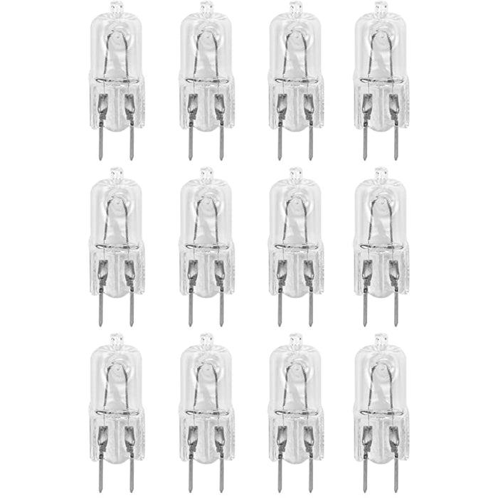 12 Pc Replace Halogen Light Bulb Bi-Pin 120V 25W JCD Electric Warmer Lamp Desk