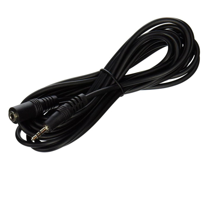 2 Pc 12ft 3.5mm Audio Aux Cable Jack Male Female Stereo Extension Headphone Cord