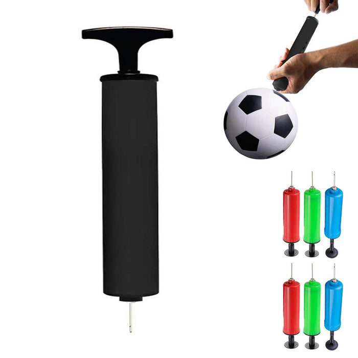 6 Portable Hand Ball Air Pump Inflator Needle Basketball Football Volley Soccer