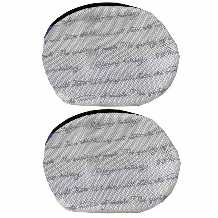 2 Pc Large Mesh Laundry Delicates Wash Bag Bra Socks Intimates Undergarments