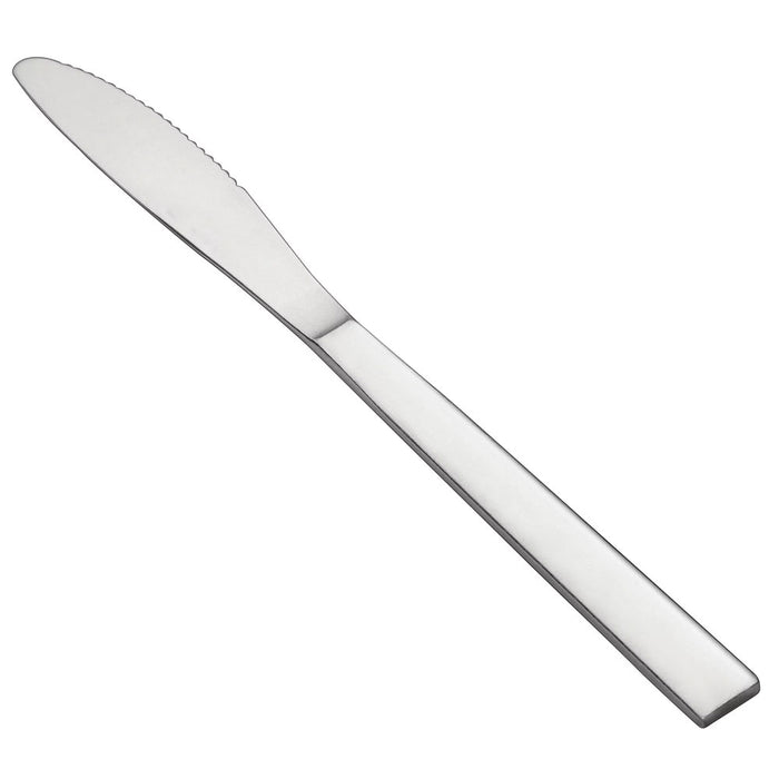 12 Dinner Knives Stainless Steel Dessert Knife Silver Silverware Home Tableware