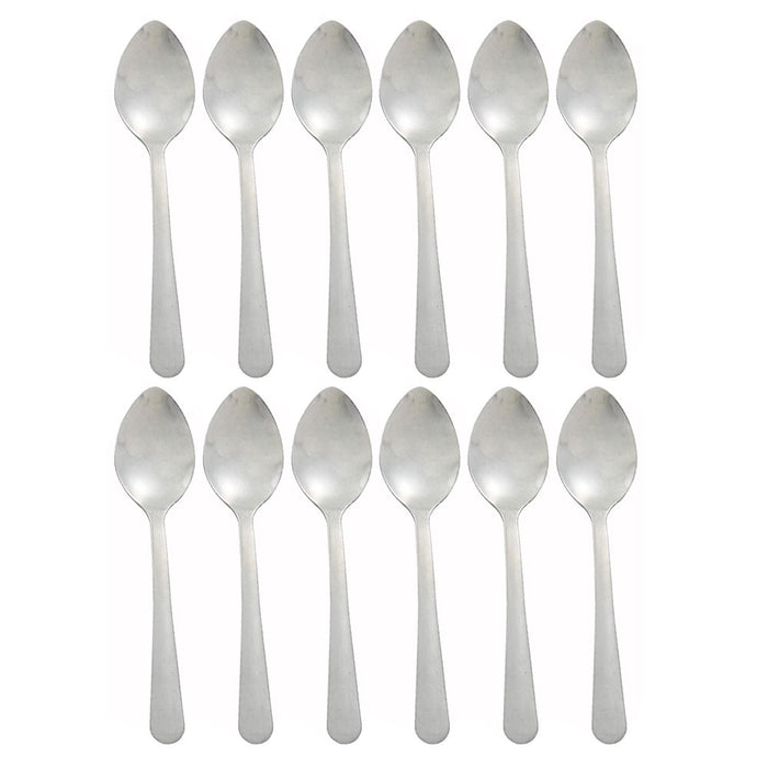 12 Stainless Steel Demitasse Spoons Coffee Espresso Tea Dessert Tasting Utensil