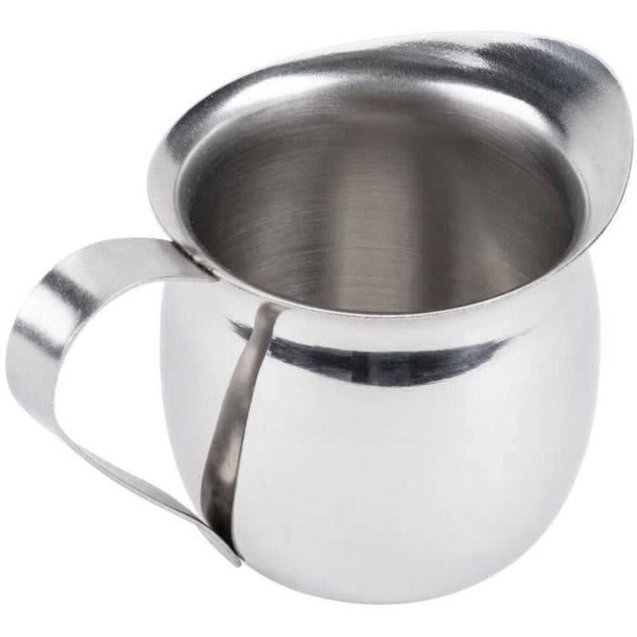 12pk 5oz Creamer Pitcher Stainless Steel Bell Dispenser Cup Cream Milk Tea Syrup