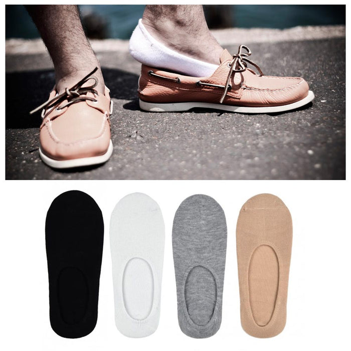 9 Mens Loafers Foot Cover Ankle Socks Invisible Boat Liner No Show Low Cut