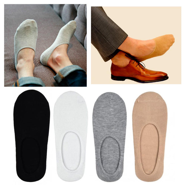 9 Mens Loafers Foot Cover Ankle Socks Invisible Boat Liner No Show Low Cut
