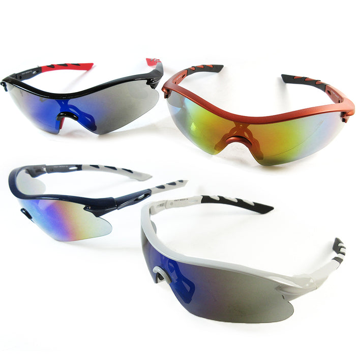 1 Polarized Sports Sunglasses Cycling Glasses Mens UV400 Bike Driving Lens