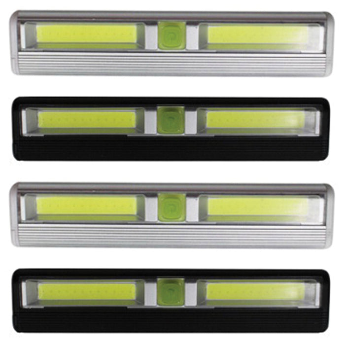 4 LED Wireless Cabinet Night Light Portable Closet Under Lamp Wardrobe Counter