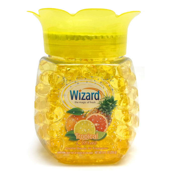 1 Wizard Tropical Citrus Scent Crystal Beads Air Freshener Home Fragrance Aroma