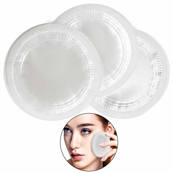 12 Round Powder Puff Velour Beauty Pad Foundation Blending Makeup Flawless Blend