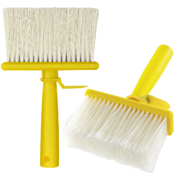 2 Masonry Brushes Smudge Emulsion Paint Water Brush Stain Cement Wall 5.1" Wide