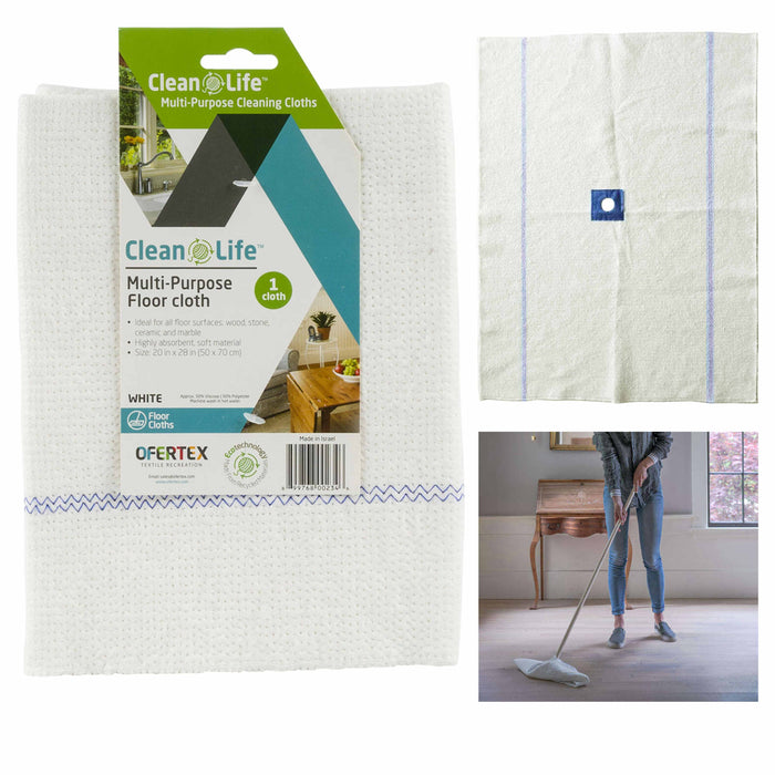 1 Floor Cleaning Cloths Mop Towel Soft Multipurpose Super Absorbent Kitchen 28"