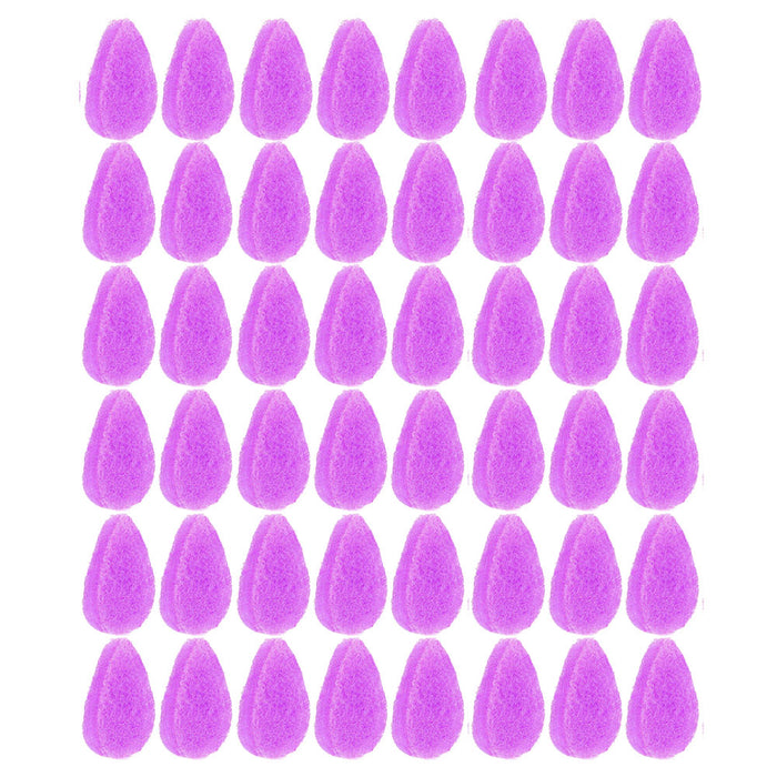 48 Pc Exfoliating Facial Sponges Lavender Essential Oil Face Cleansing Buff Pads