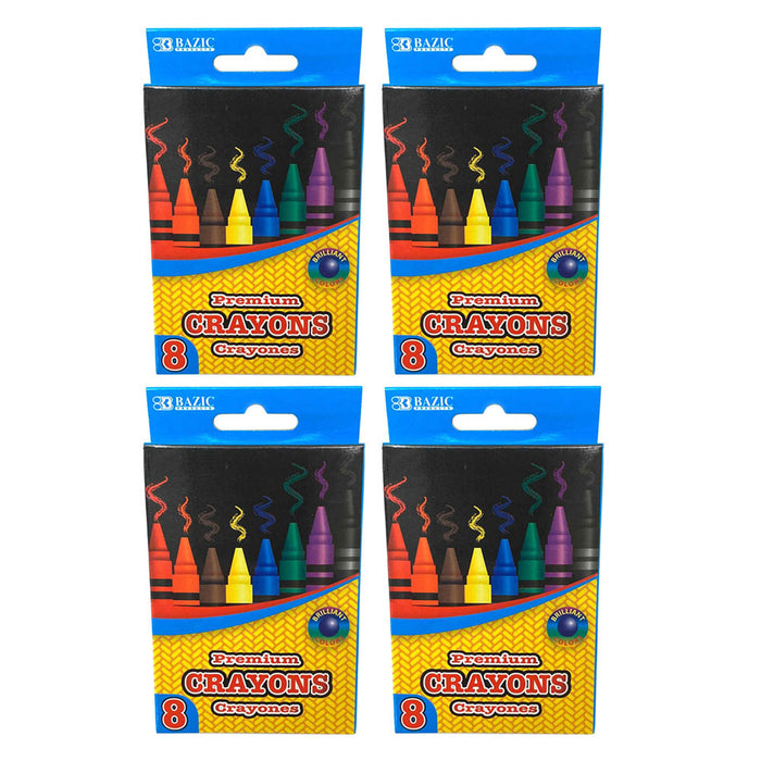 32 Ct Premium Quality Color Crayons Set Kids Art Craft Coloring Non Toxic School