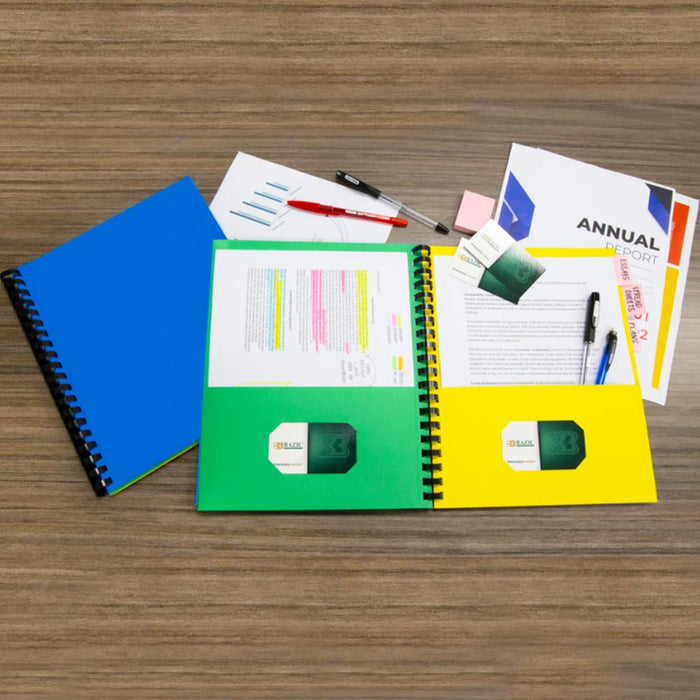 1 Pc Organizer File Folders Cabinet Letter Size 8 Pocket Document Binder Office