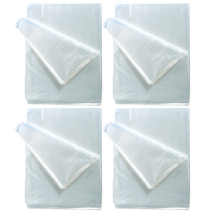 8 Pc Heavy Duty Plastic Dust Sheet Large 12.5" Painting Protection Film Cover