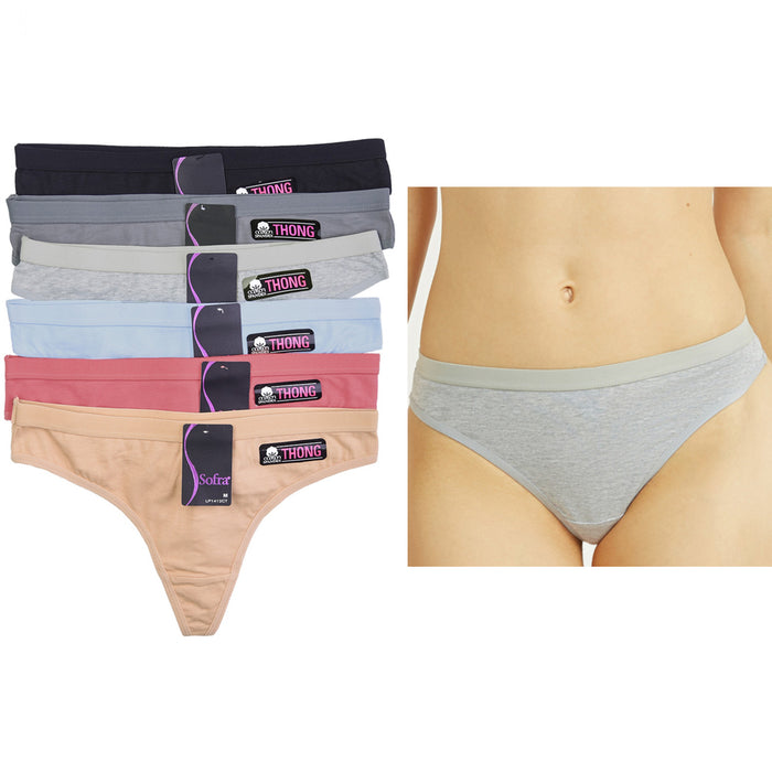 12 Womens Lace Thong Plain Flower Floral Cotton Panty Underwear Panties Large