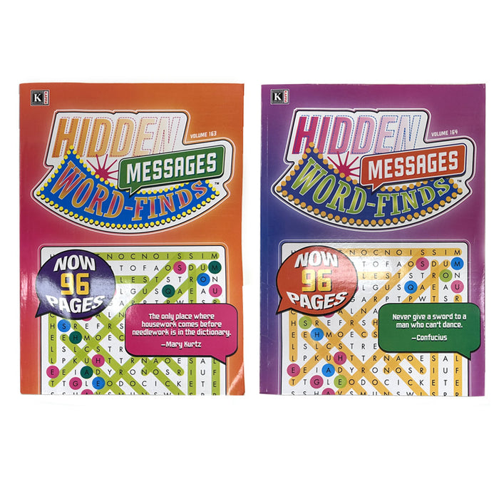 48 X Crossword Puzzle Find Words Hidden Message Traveling Book Pages Letters Fun