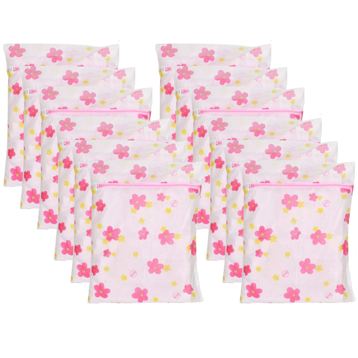 12 Pc Laundry Wash Bags Mesh Delicate Intimate Lingerie Panty Socks Protection