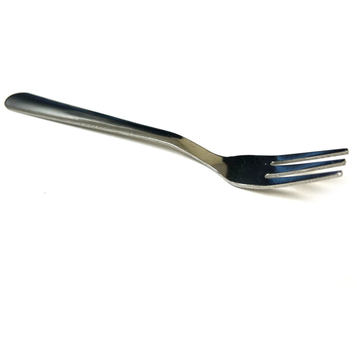 12 Pc 5-5/8" Oyster Forks Stainless Steel Tasting Utensils Seafood Crab Cocktail