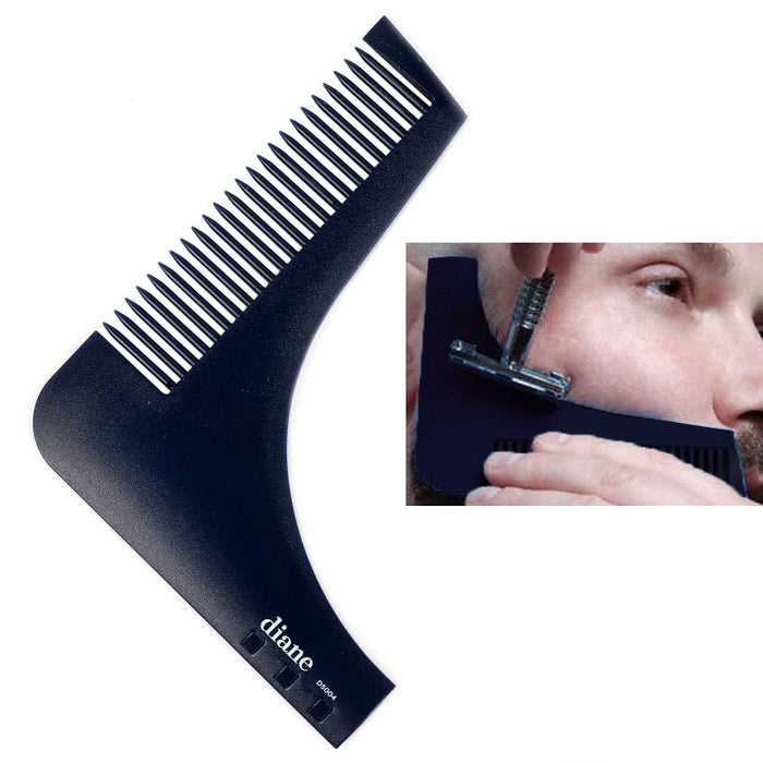 1 Pc Beard Shaper Comb Hair Shaping Tool Trimming Template Goatee Lineup Edging