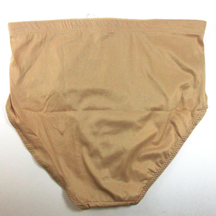 Beige Tummy Control Womens Slim High Waist Body Shaper Shapewear Underwear L