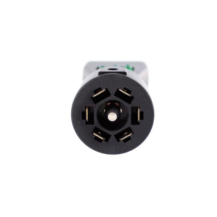 Truck Trailer Vehicle Plug Tester 7 Round Blade 4 Pin Wire Light Brake RV Tow