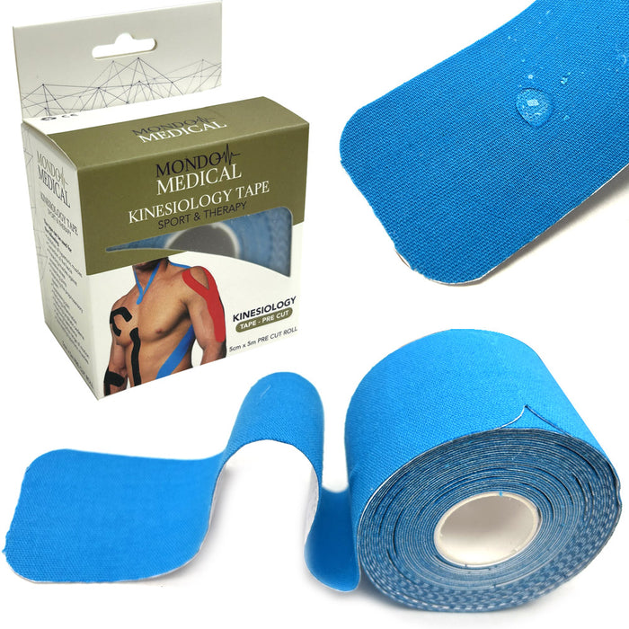 Roll Medical Tape Stretchable Kinesiology Athletic 19 Count Precut Strip 2"x16ft
