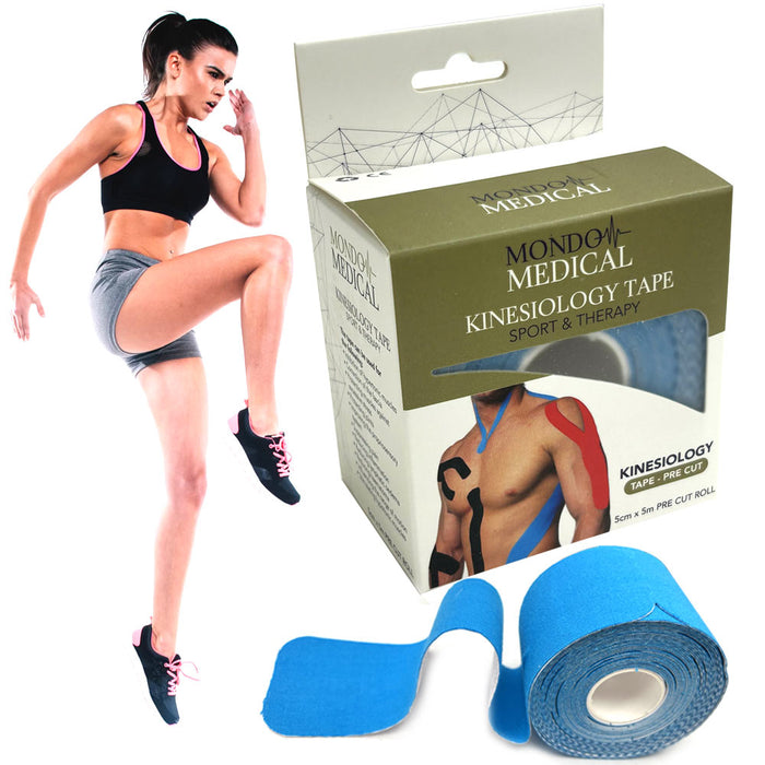 Roll Medical Tape Stretchable Kinesiology Athletic 19 Count Precut Strip 2"x16ft