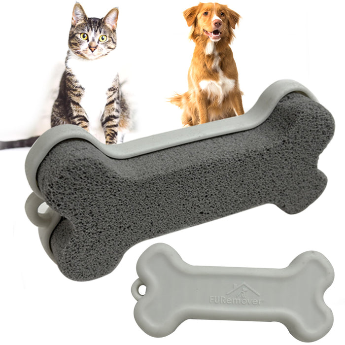 6 Pet Dog Hair Remover Pumice STONE Sweeps Fur Lint Away Use Carpet Couches 6.5"