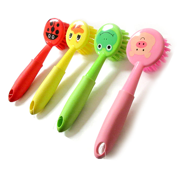 2 Vegetable Cleaning Scrubbing Brush Potato Scrub Cleaner Fruit Kitchen Pot Pan