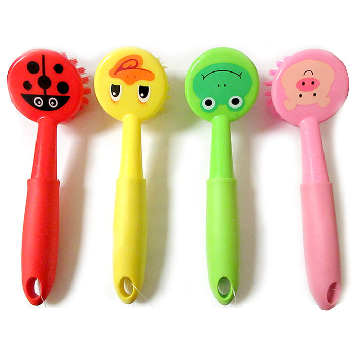 1 Pc Animal Design Scrub Brush Vegetable Cleaning Potato Fruit Cleaner Scrubber