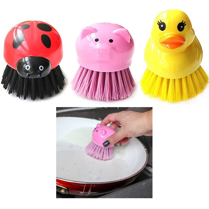 2 Pack Potato Cleaning Brush Spud Vegetable Scrub Fruit Cleaner Scrubber Kitchen