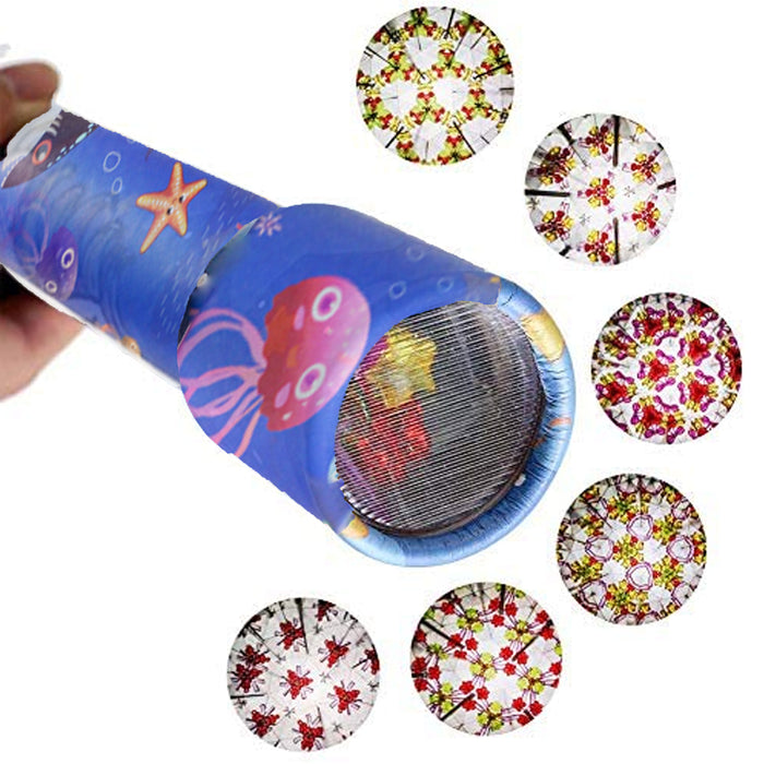 2 Colorful Kaleidoscope Children Toys Kids Educational Science Classic Fun Gift