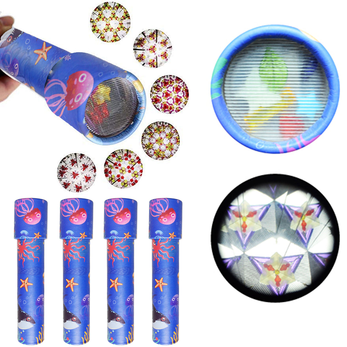 4 Pack Classic Kaleidoscope Kids Gift Boys Girls Educational Kaleidosc AllTopBargains 4 Pack Classic Kaleidoscope Kids Gift Boys Girls Educational Kaleidosc AllTopBargains