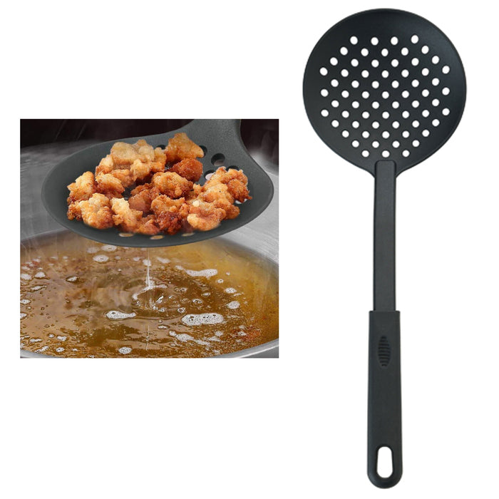 1 Pc Nylon Skimmer Strainer Ladle Spoon Frying Kitchen Serving Cooking Utensil