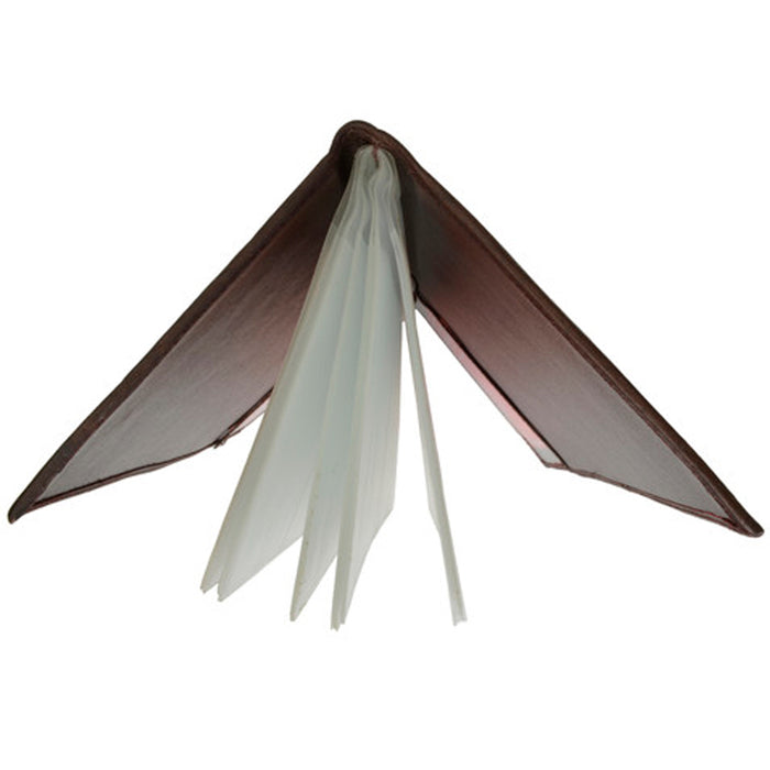 2 Business Card Holder 160 Removable Organizer Book Wallet Case Office Brown