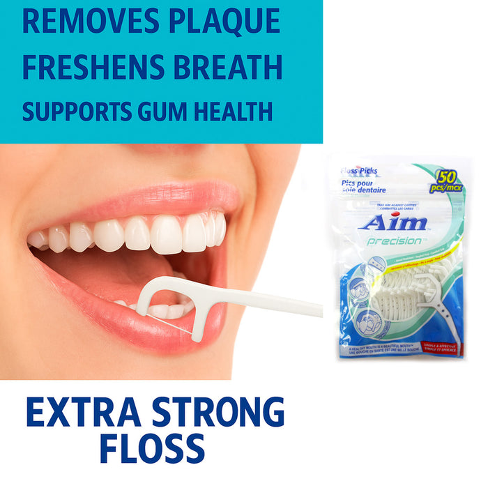 200Pc Dental Floss Picks Bulk Strong Disposable Oral Care Toothpicks Daily Clean