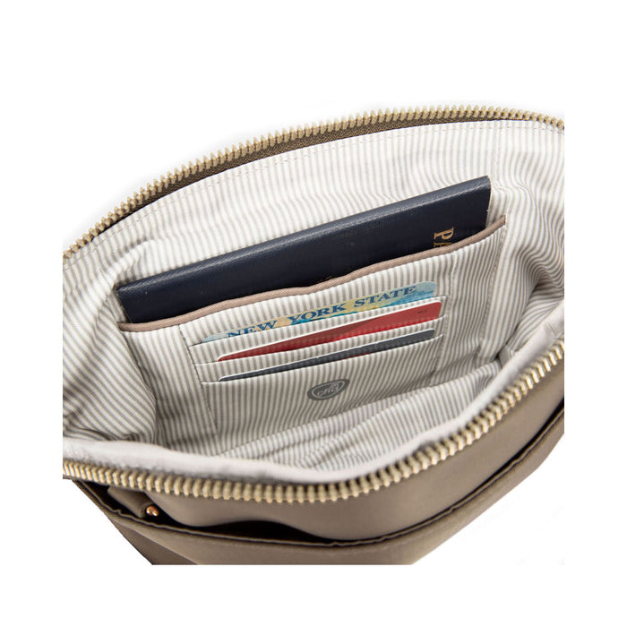 Travelon Womens RFID Blocking Wallet Purse Wristlet Convertible Crossbody Clutch