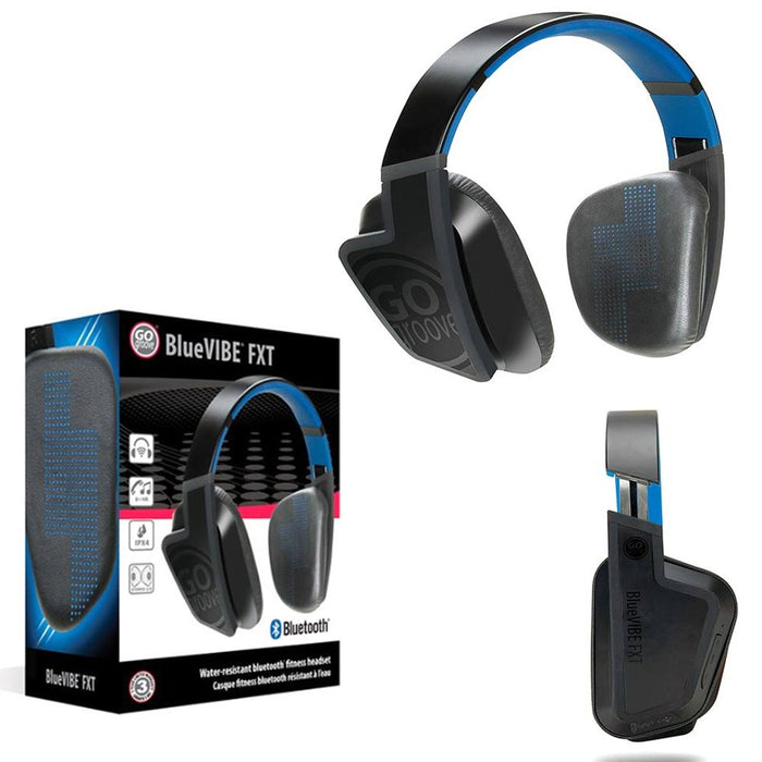 Bluetooth Fitness Headset Headphones Water Resistant Over Ear Stereo Gym Workout