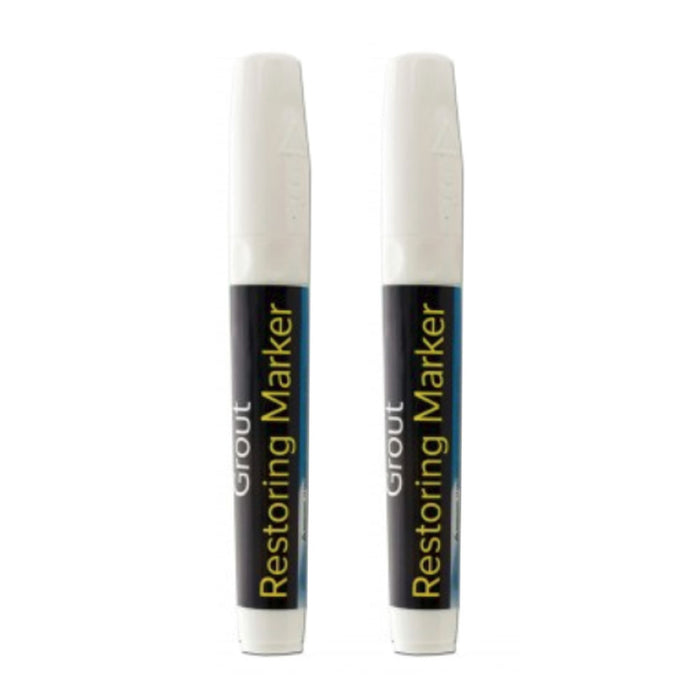 2 Grout Restoring Marker White Repair Tile Floor Wall Pen Home Decor Non Toxic