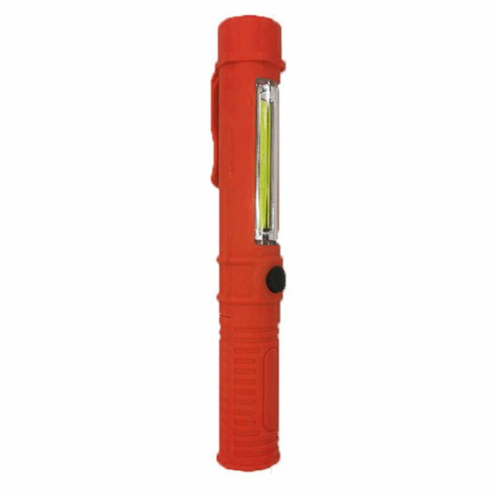 1 Magnetic Flashlight 3W COB LED Pen Light Work Torch Lighting Ultra Bright 6.5"