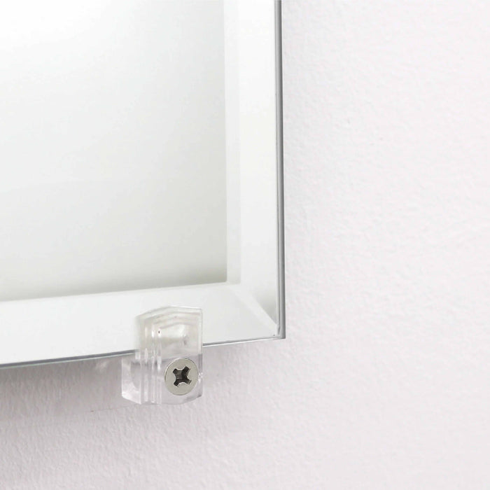 24 Wall Mirror Holder Clips Clear