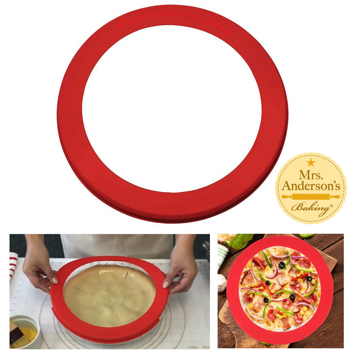 1 Pc Silicone Pie Crust Shield Baking Fits 9.5" to 10" Reusable Pan Frozen Pizza