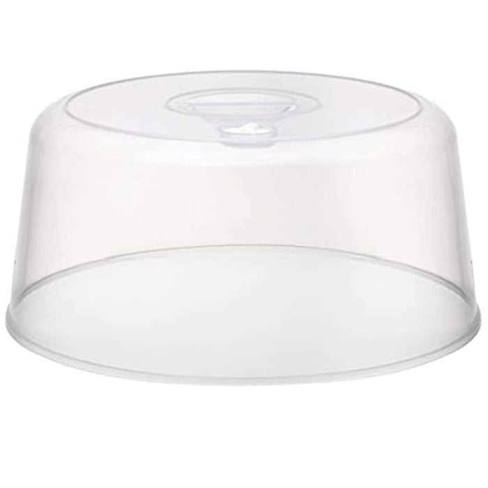 1 Large Microwave Plate Covers Plastic Food Dish Steam Vent Splatter Lid 10.5"