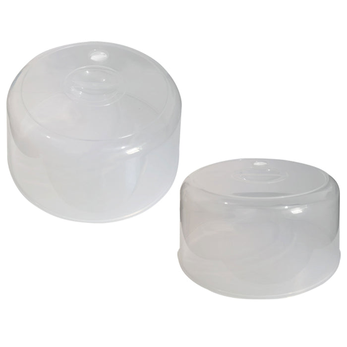 1 Large Microwave Plate Covers Plastic Food Dish Steam Vent Splatter Lid 10.5"