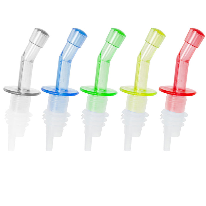 3 Pcs Bottle Pourer Pour Spout Stopper Dispenser Liquor Flow Olive Wine Oil Set