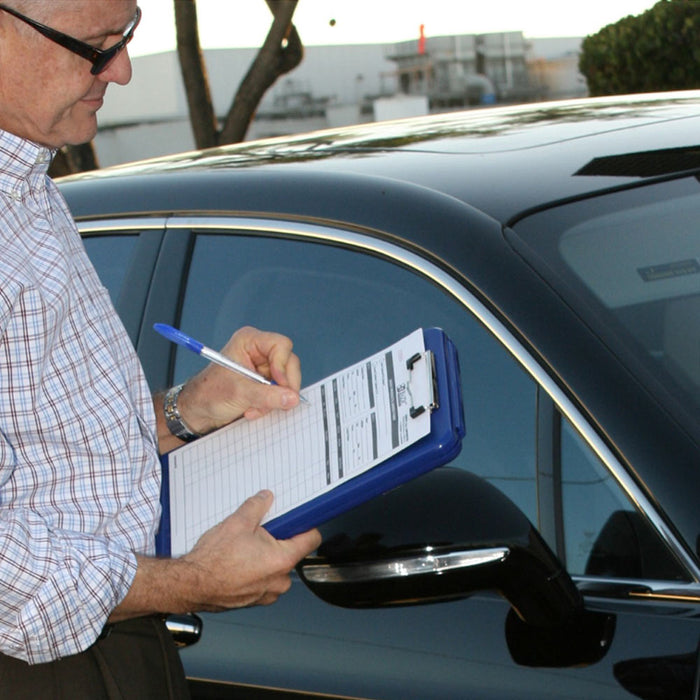 1 Clipboard Storage Case Document Holder Folder Low Profile Clip Letter Paper