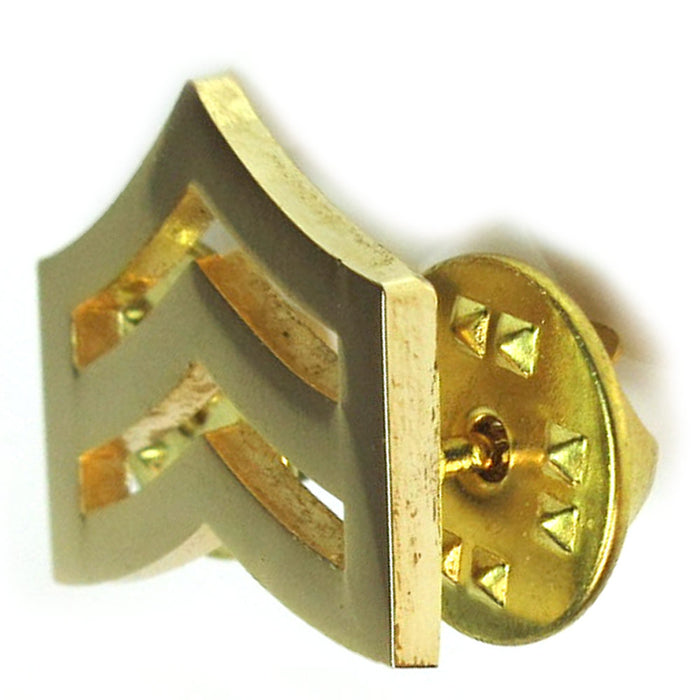 USA Army First Class Sergeant Collar Lapel Pin Insignia Military Veteran Hat Pin