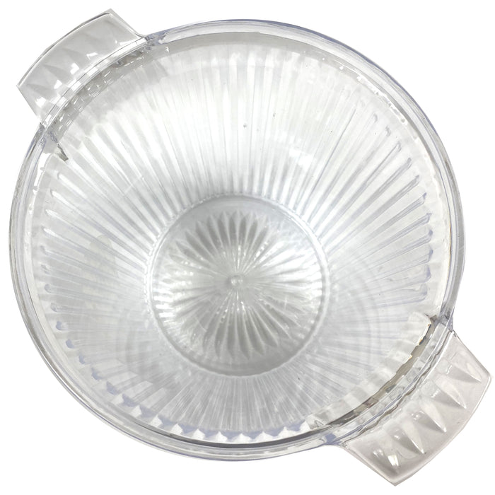 12 Lot Clear Acrylic Ice Bucket Beverage Tub Wine Champagne Chiller Cooler 6.5"