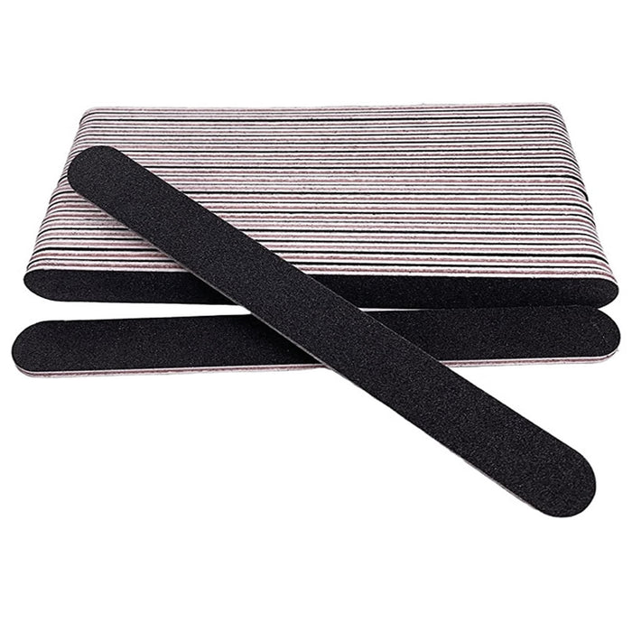 40 Double Sided Nail Files Emery Boards 4.5" Small Salon Manicure Beauty Tools